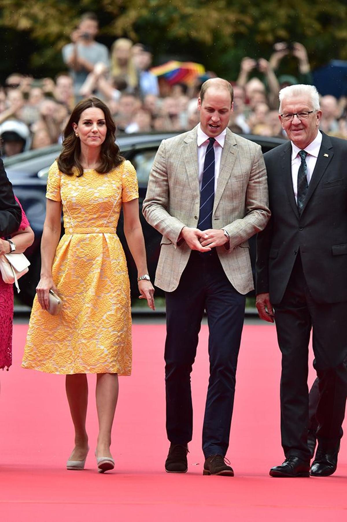 Los Duques de Cambridge durante su visita oficial a Alemania