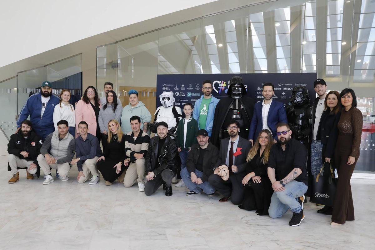 Los "influencers" participantes en la convención.