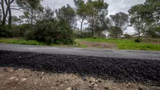 Cort justifica el asfaltado de un camino en Bellver para evitar riesgos laborales