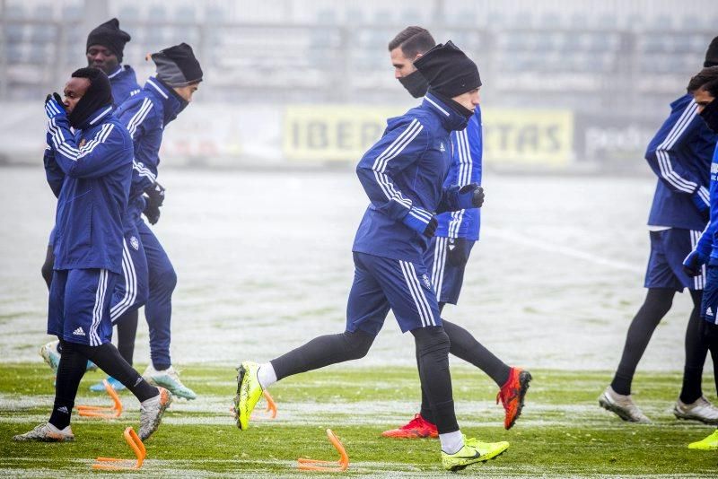 Entrenamiento del 13 de enero del Real Zaragoza