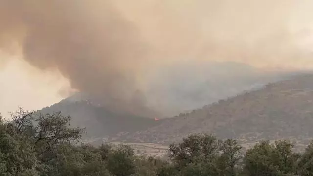 Incendio en Segovia