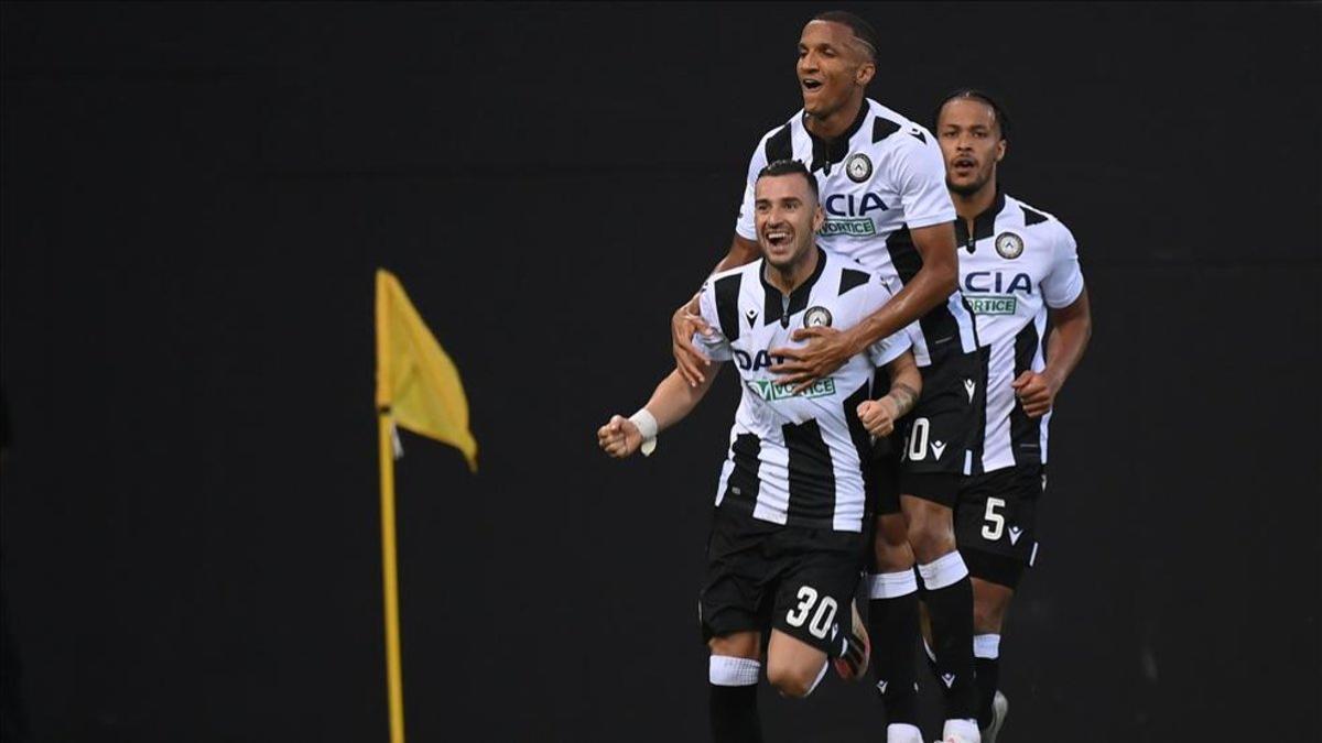 El Udinese volteó el partido y se llevó tres puntos de oro