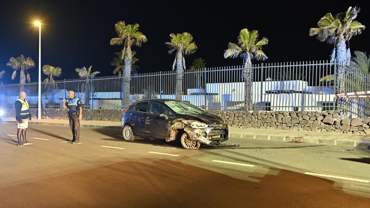 Muere una bebé y cinco personas resultan heridas en un atropello múltiple en Lanzarote