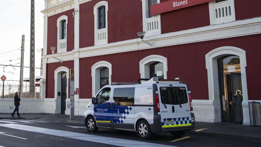 L&#039;estació de tren de Blanes és el punt on es va produir la batalla campal.