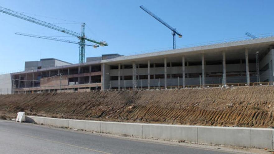 Estado actual de ejecución de las obras del nuevo hospital comarcal de Ronda.