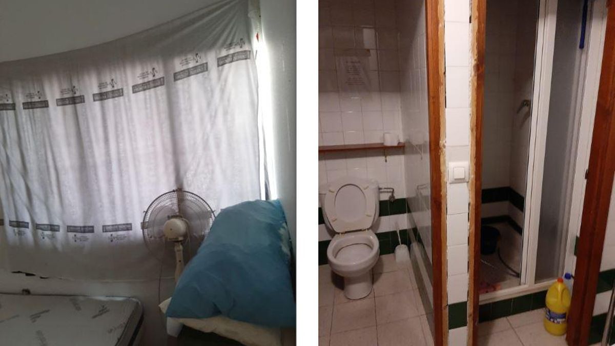 Estado de la base de ambulancias de Calp