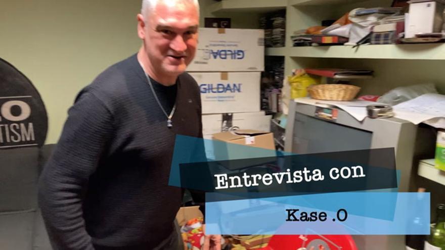 Entrevista a Javier Ibarra 'Kase.O', en el estudio de Rapsolo en Zaragoza