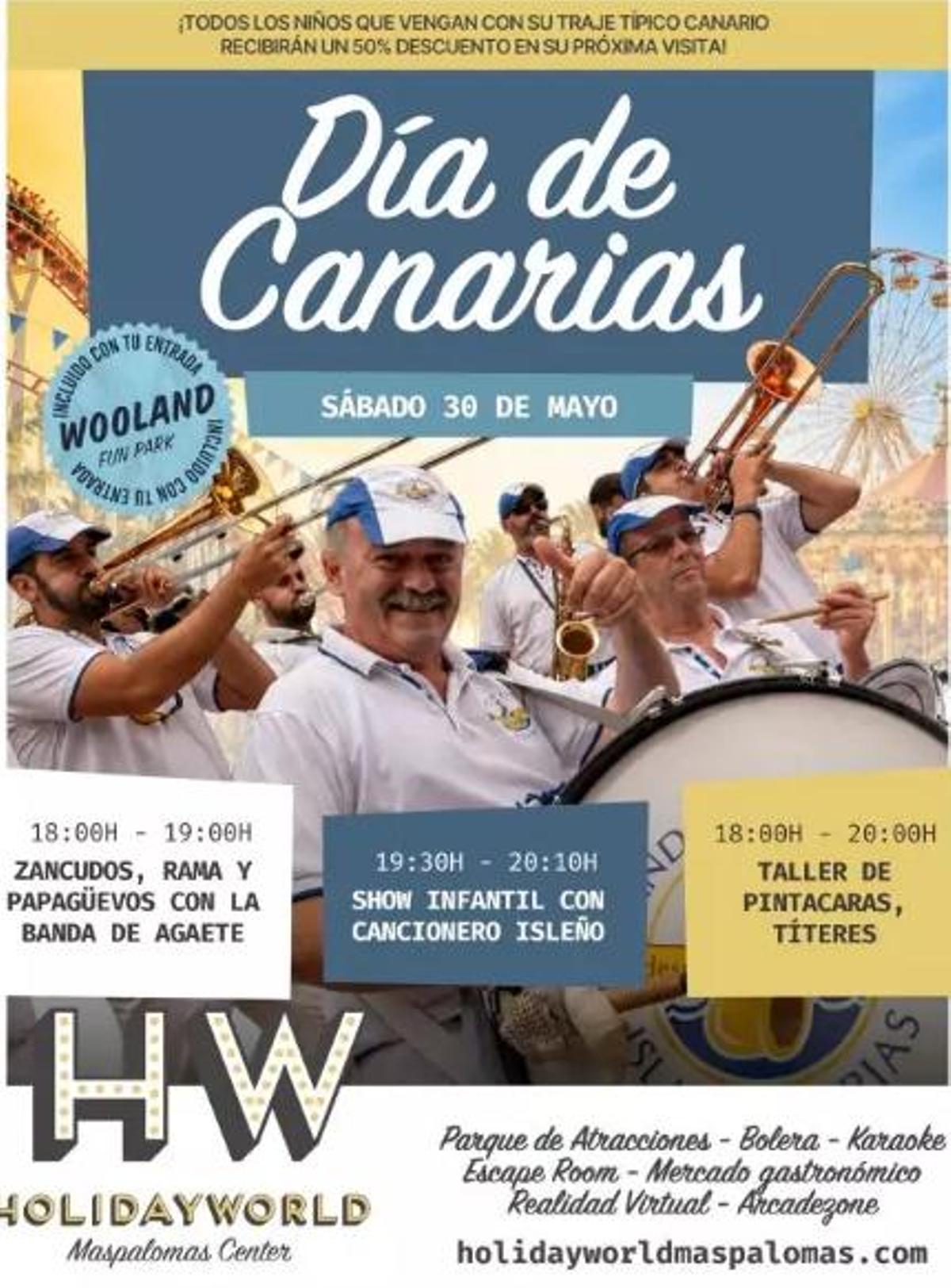 Día de Canarias en el Holiday World Maspalomas.