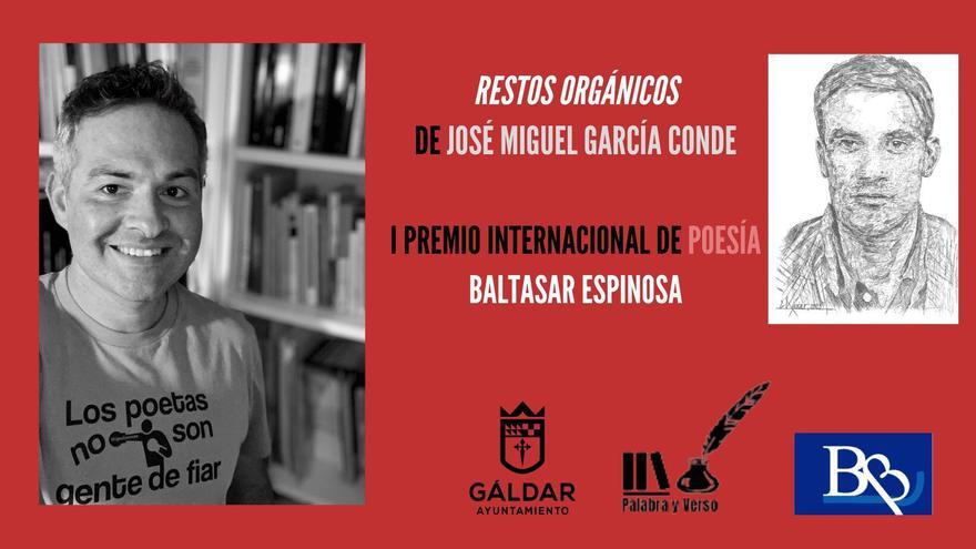 El cordobés José Miguel García Conde obtiene el premio internacional de poesía Baltasar Espinosa