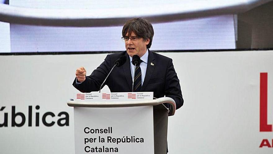 L&#039;expresident de la Generalitat Carles Puigdemont