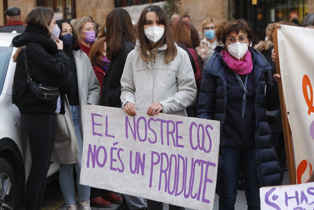 Manifestación del 8M en Sagunt.