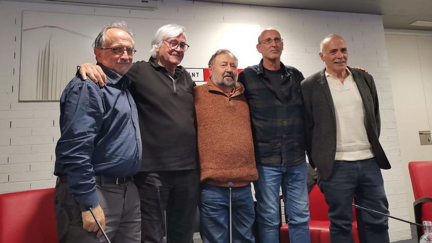 Carles McCragh, Ramon Plandiura, Jaume Torrent, Enric Ramionet i Joan Marcet, a Figueres.