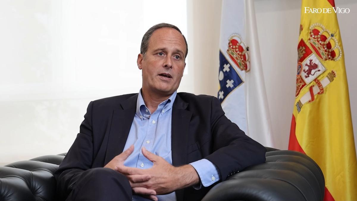 Carlos Botana, presidente de la Autoridad Portuaria de Vigo.