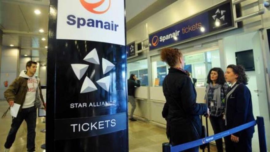 Trabajadores de Spanair convocan para hoy asambleas