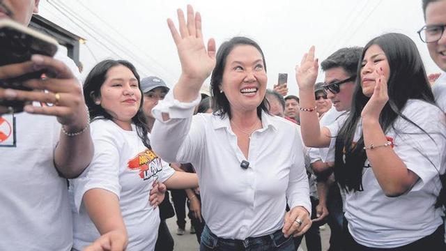 La candidata de Fuerza Popular a presidir Perú, Keiko Fujimori, en una imagen de archivo.