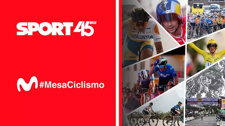La mesa redonda SPORT 45º ANIVERSARIO sobre ciclismo, en directo