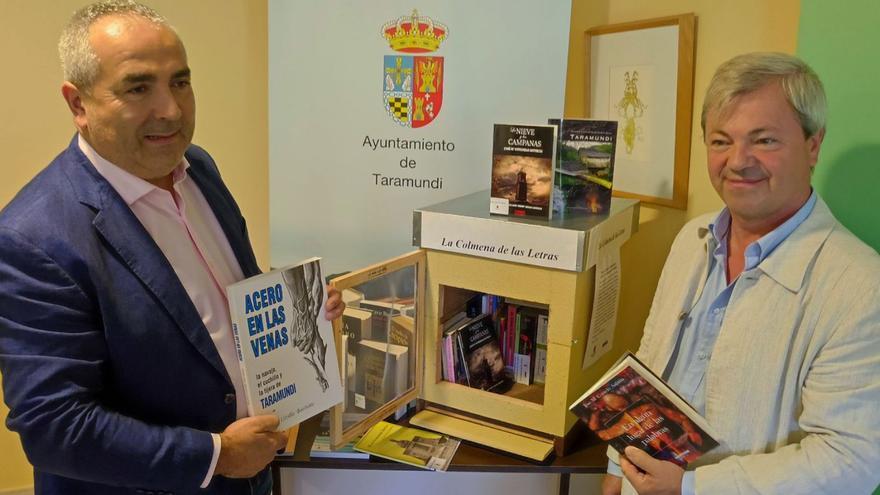 Taramundi adapta colmenas como bibliotecas móviles para las parroquias