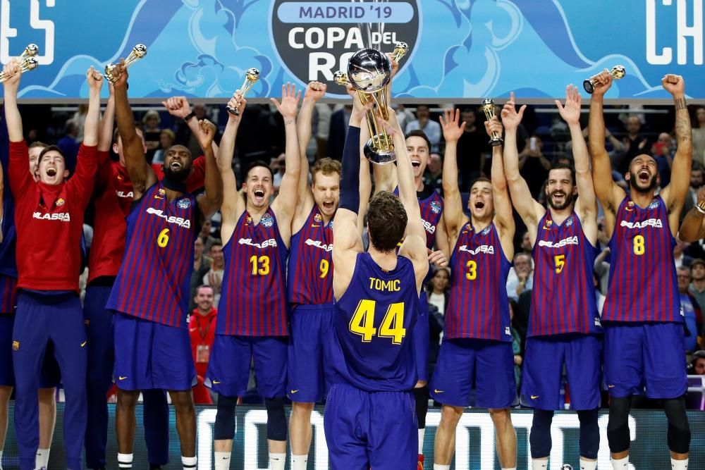 El Barça es proclama campió de la copa del rei