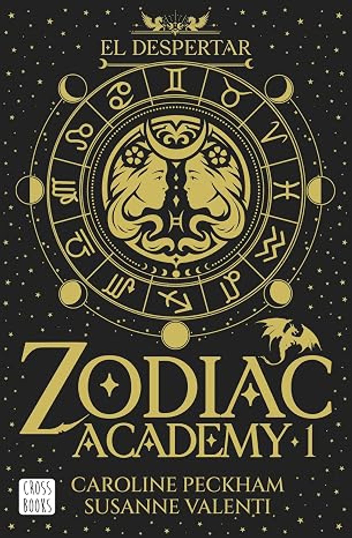 Portada de 'El despertar' , primer libro de Zodiac Academy