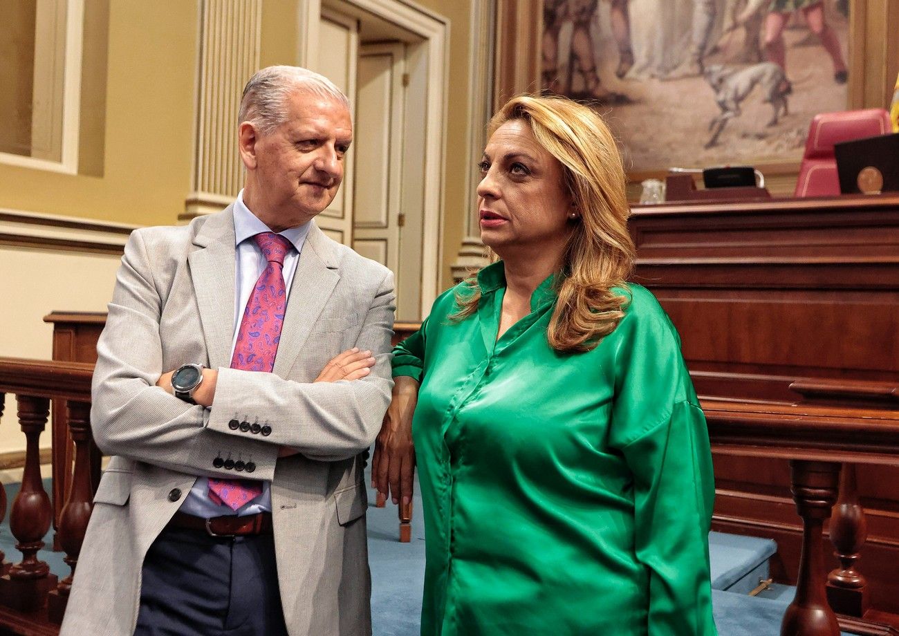 Segunda sesión del debate de investidura en el Parlamento de Canarias