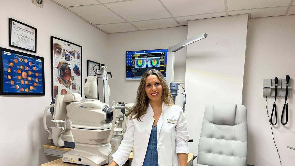 Coral Vicente Pérez, optometrista en Toro