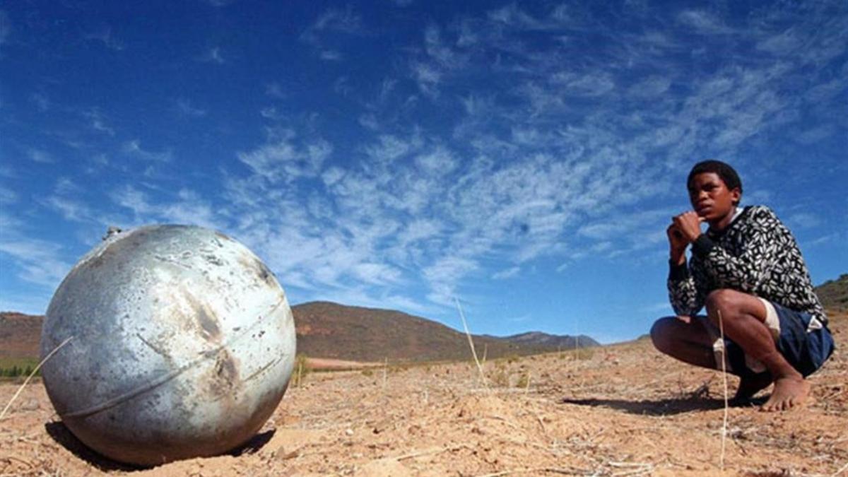 Un fragmento de chatarra espacial caído en Suráfrica.