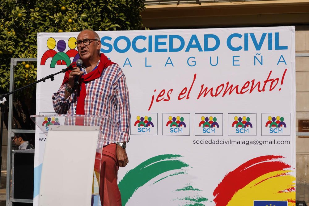 Manifestación por la unidad de España en Málaga