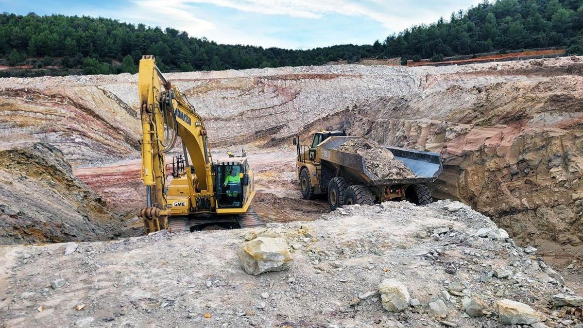 La filial española de la compañía Vesco inició en diciembre la explotación de la mina ‘Encarnita’, dedicada a la extracción de arcilla blanca, en Berge (Teruel).
