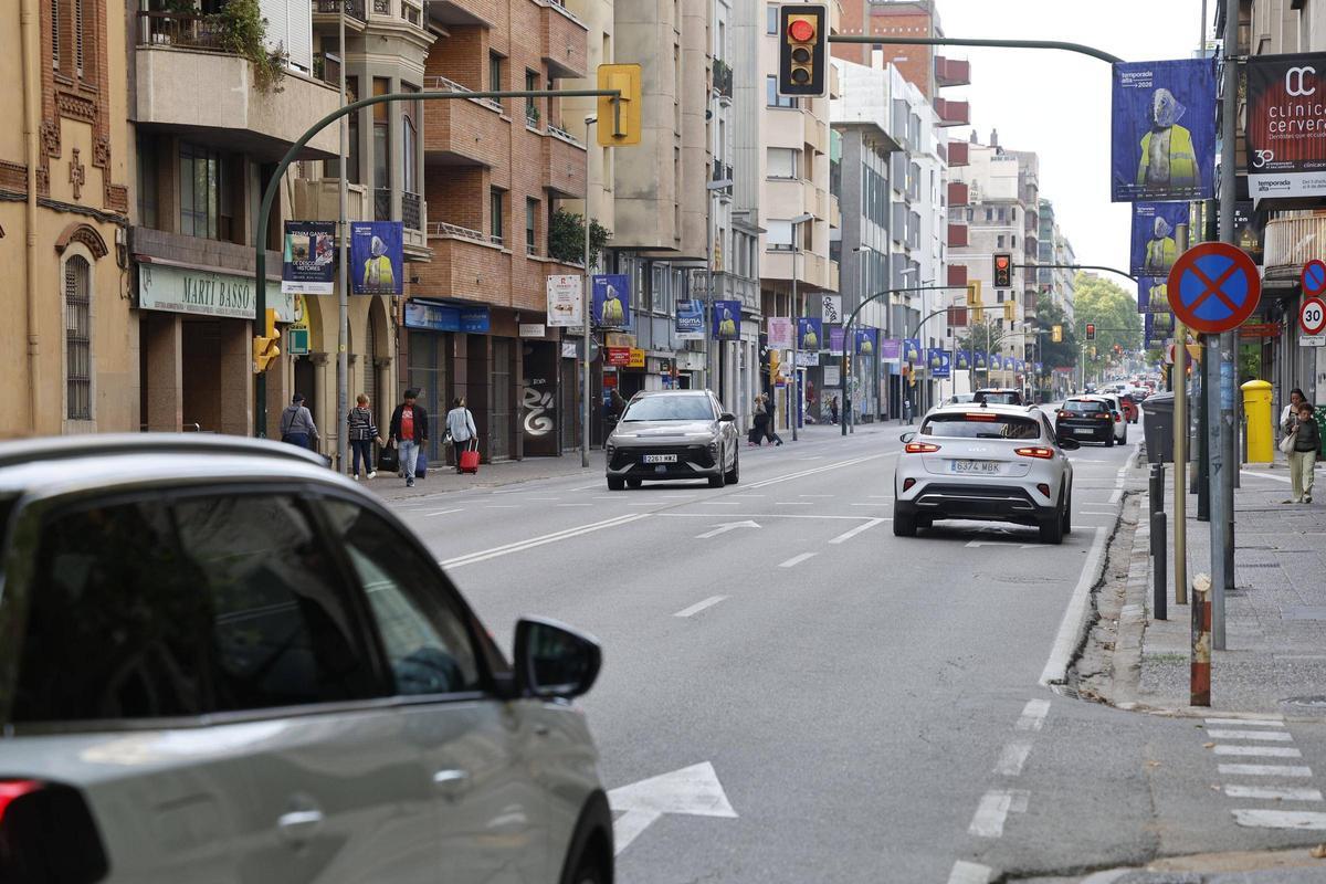 El carrer Barcelona va ser el tercer amb més accidents amb ferits el 2025.