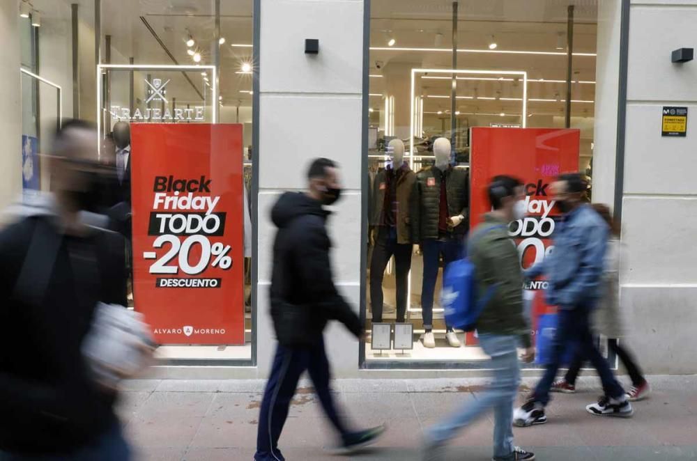 Compras por el Black Friday en Málaga