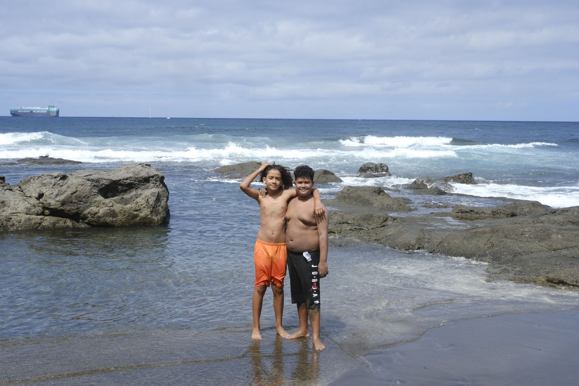 Un día de verano en la playa de La Laja