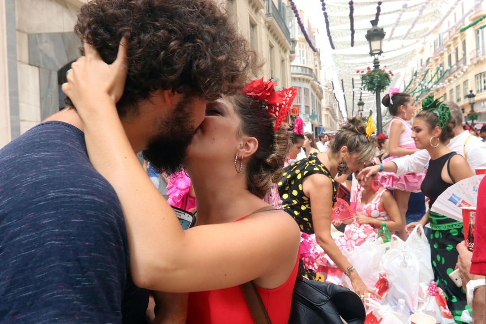 Divertidas imágenes del último día de Feria en el Centro.