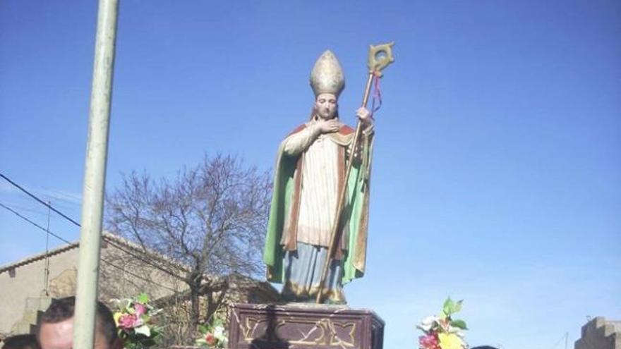 Celebración de san Blas en la localidad de Villafáfila.