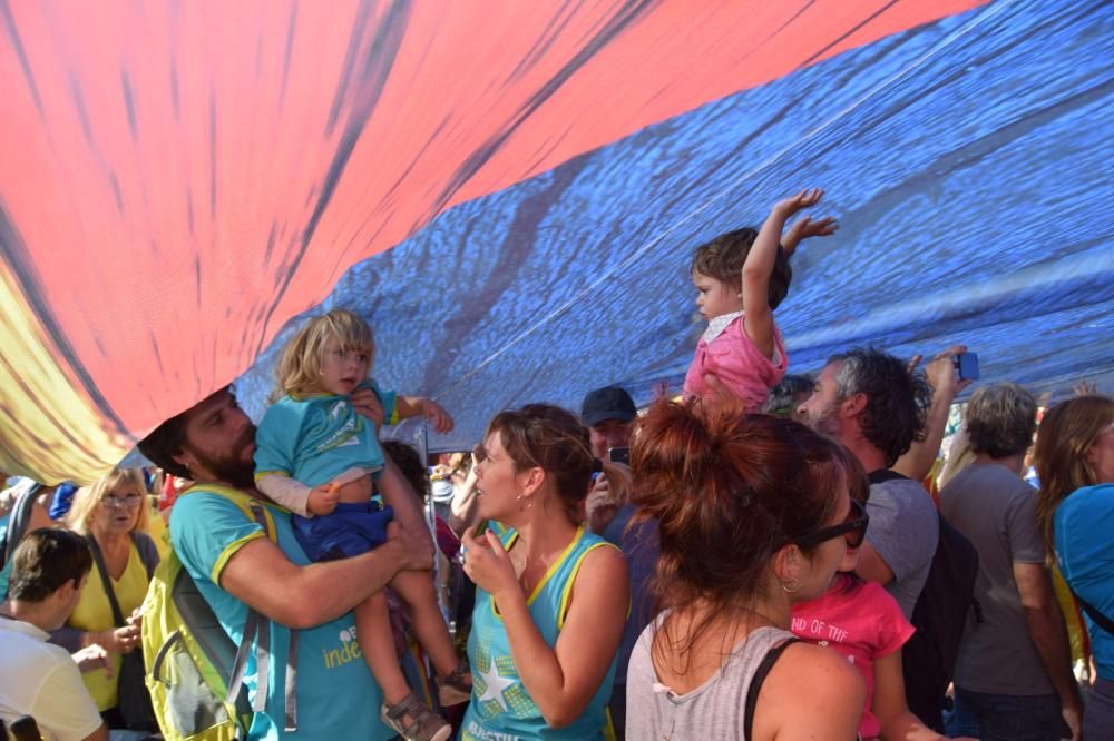 Berguedans a la manifestació de la Diada