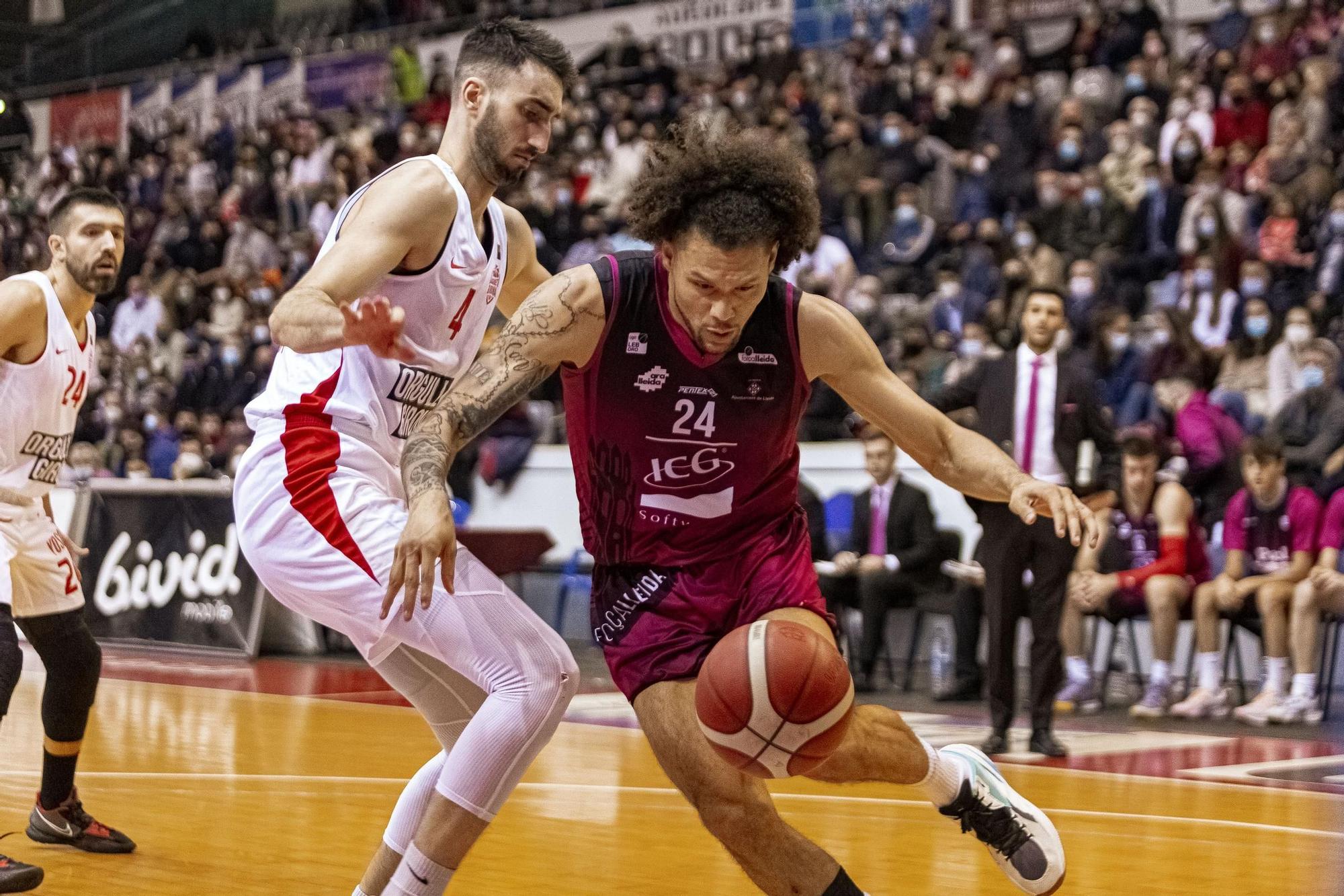 Les millors imatges de l'ICG Força Lleida - Bàsquet Girona