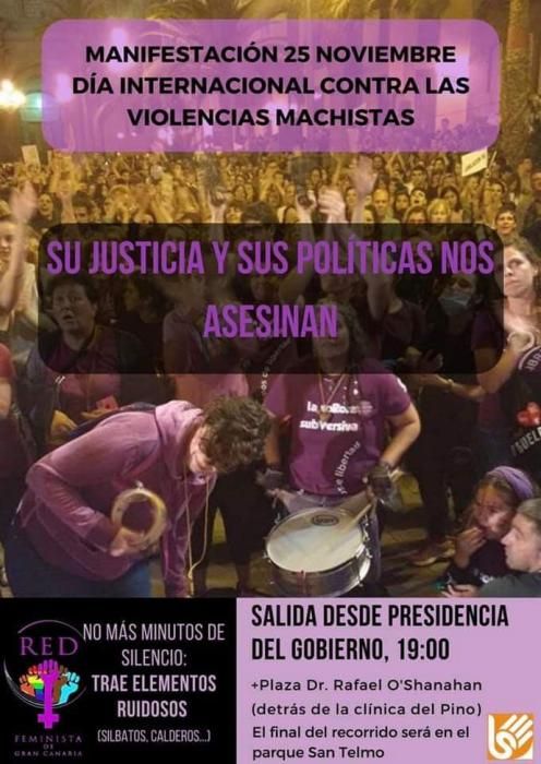 Agenda semanal feminista Akelarre en Canarias