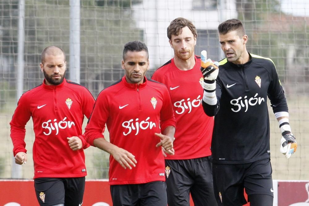 Entrenamiento del Sporting