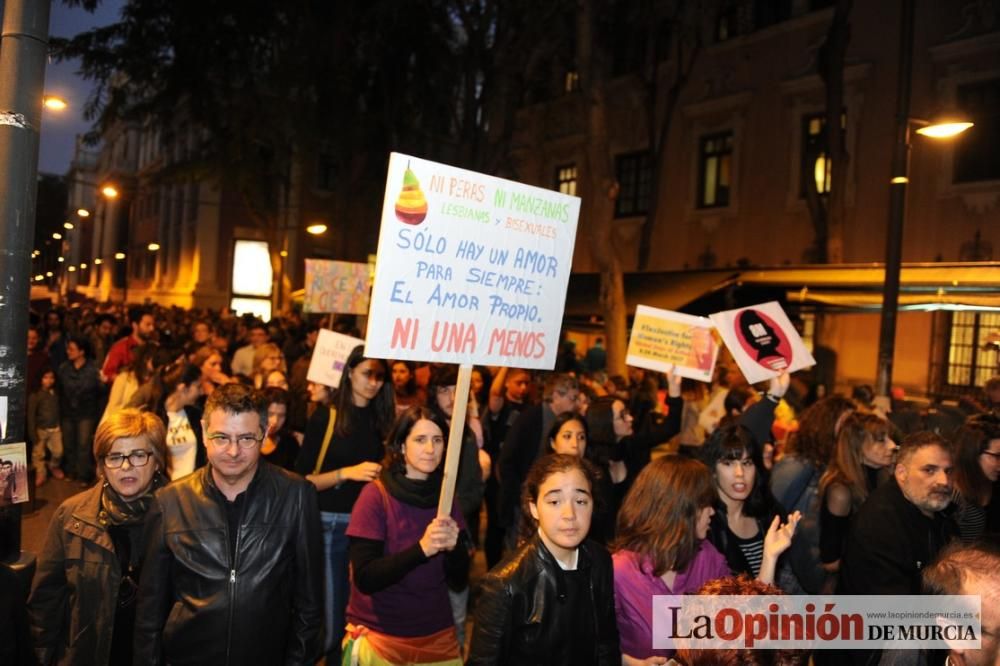 Manifestación en Murcia por el Día Internacional de la Mujer