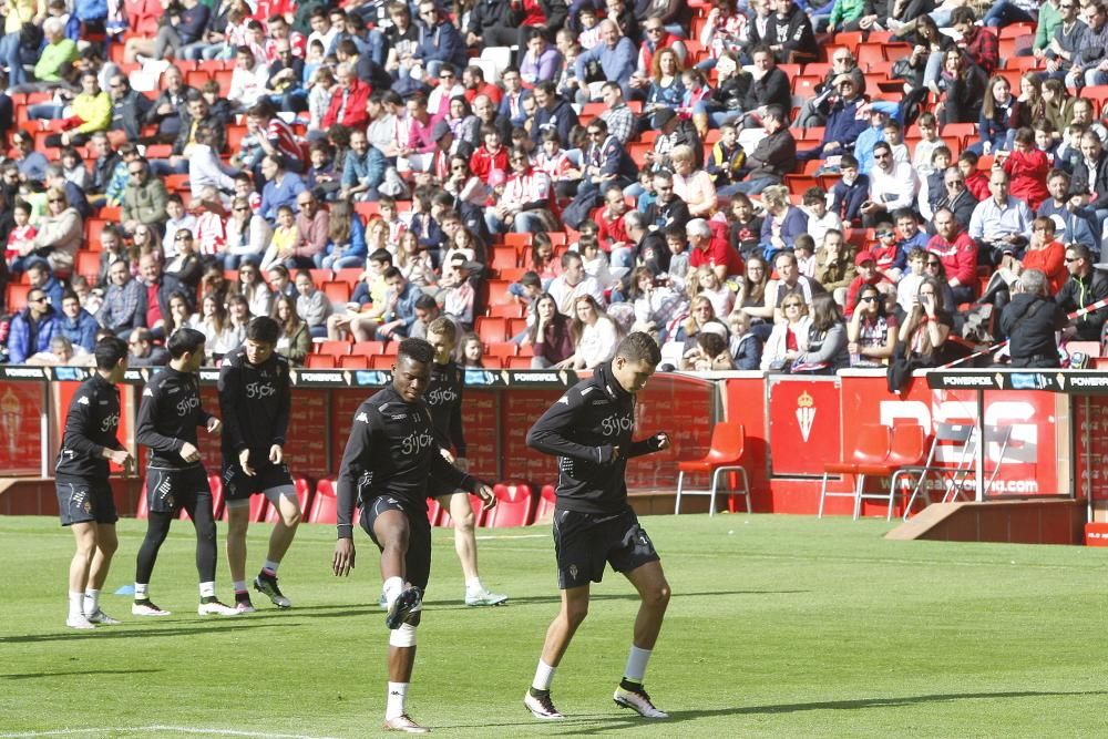 Entrenamiento del Sporting