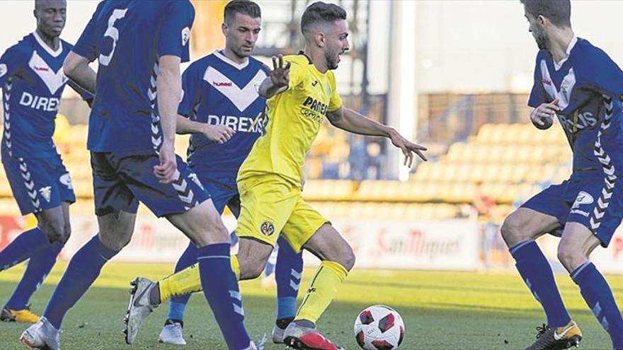 TVCS retransmite esta tarde en directo el partido entre el Villarreal B y el Ejea