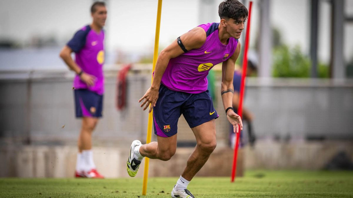 Marc Bernal durant els entrenament de la pretemporada
