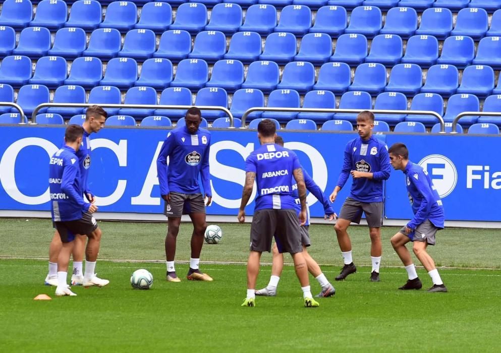 El Dépor prepara en Riazor el duelo de Las Palmas