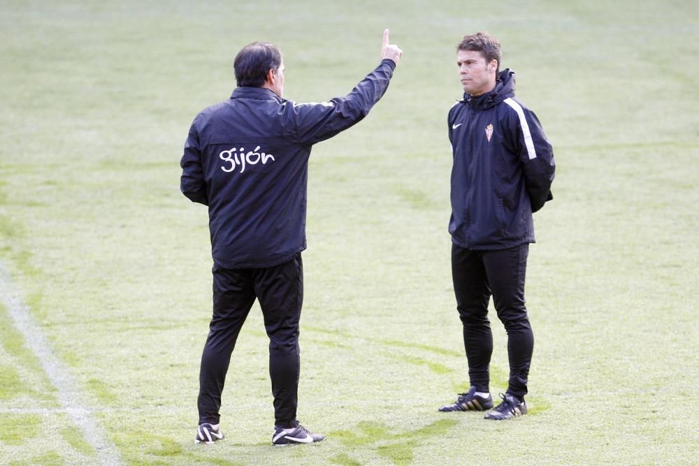 Entrenamiento del Sporting