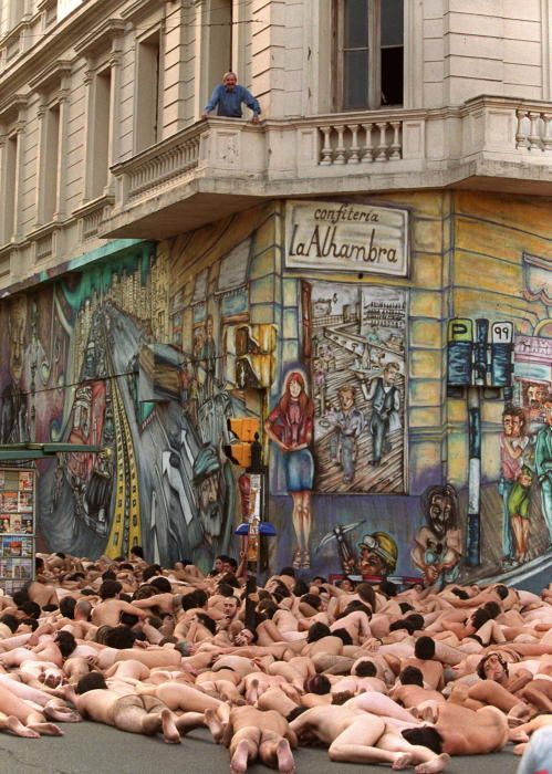 Fotografías del polémico Spencer Tunick