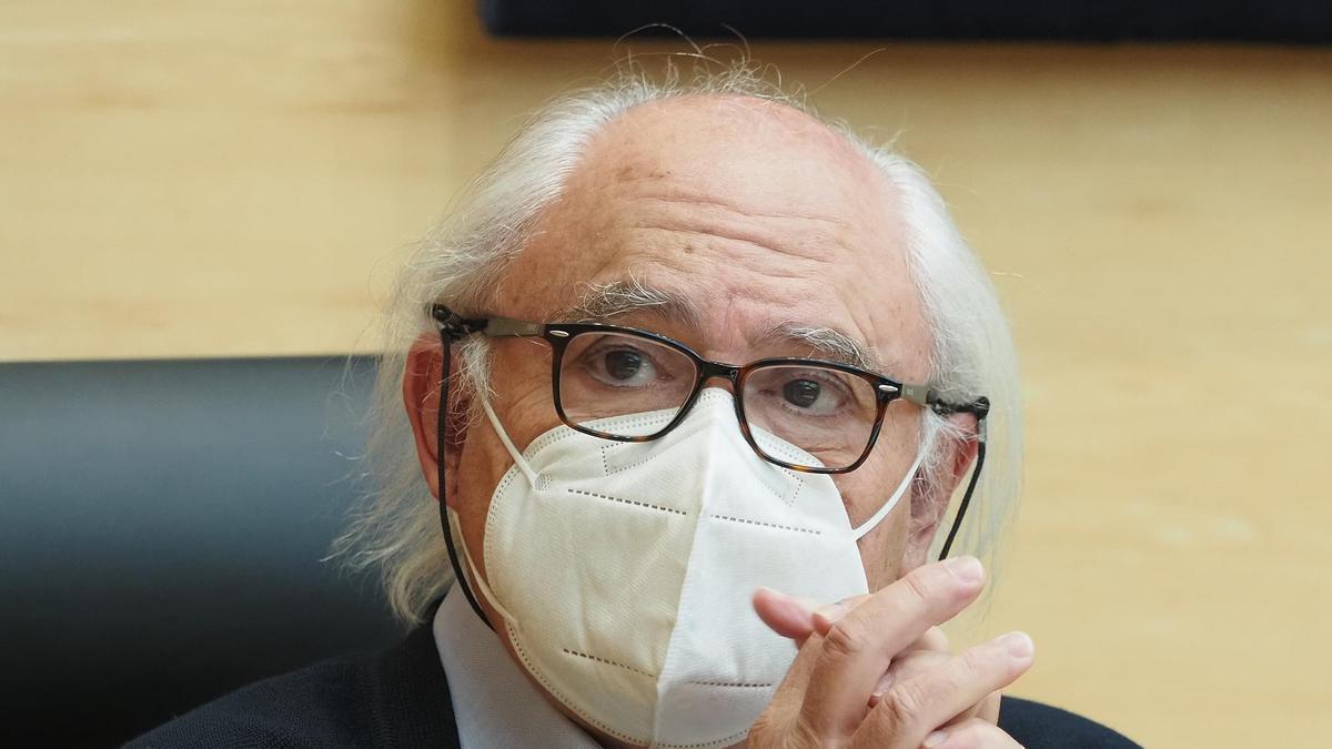 Ricardo Bravo en una comisión en las Cortes en el año 2021