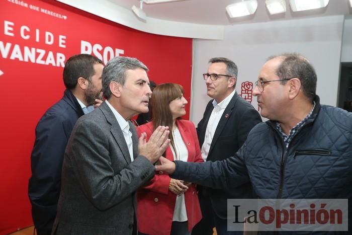 Así fue la noche electoral en la sede del PSOE en la Región de Murcia