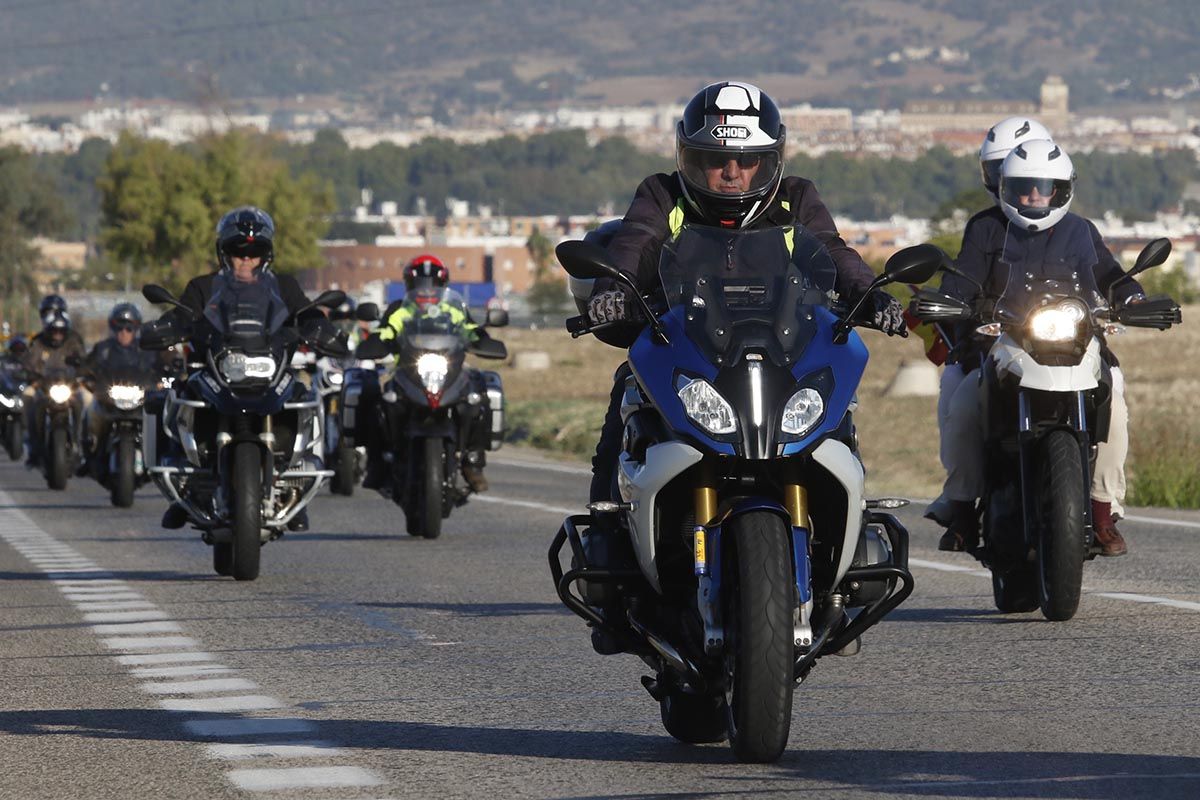 Una ruta motera solidaria por Córdoba pone fin a los actos de la Guardia Civil