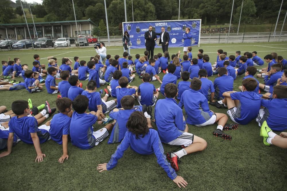 Presentación de Anquela como entrenador del Oviedo