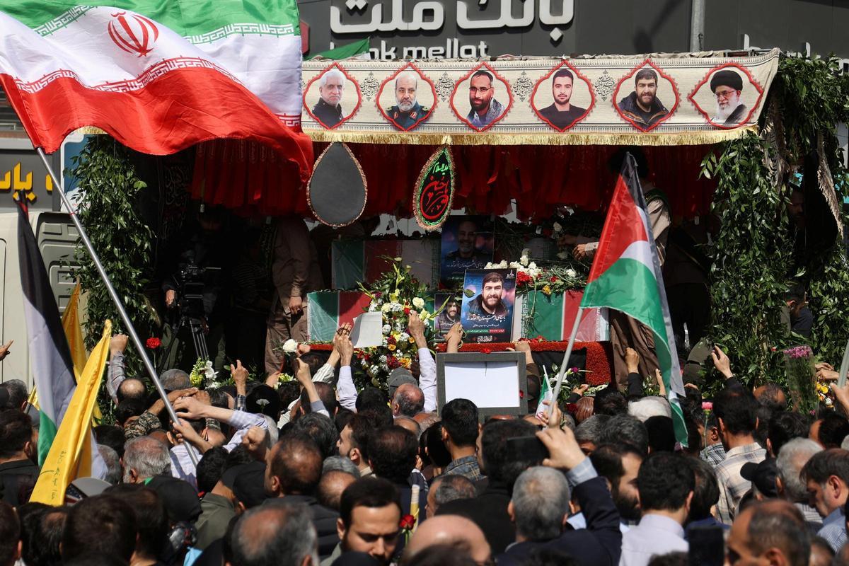 Los iranís salen a la calle por la causa palestina