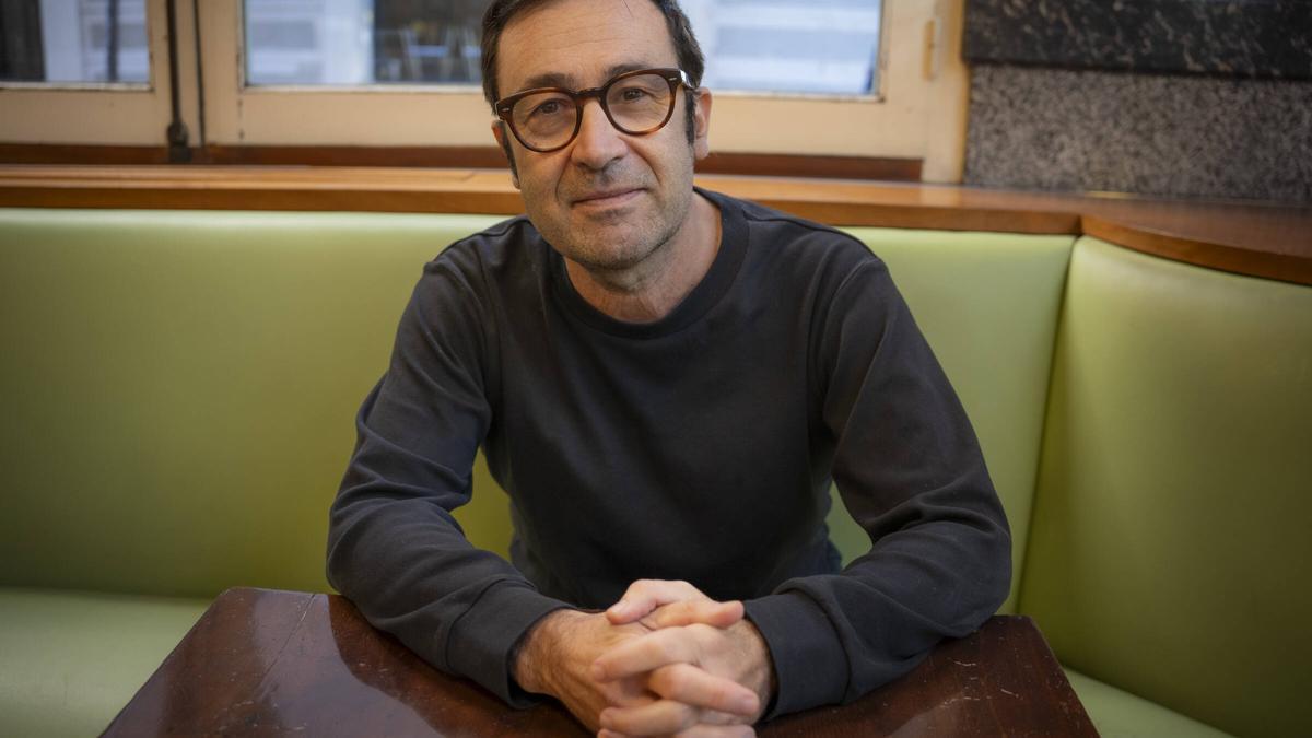 Daniel Vázquez Sallés, en el bar Velódromo de Barcelona.